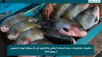 «تغيرات مفاجئة» سعر السمك البلطي والكابوريا في الأسواق اليوم الخميس 3 يوليو 2025
